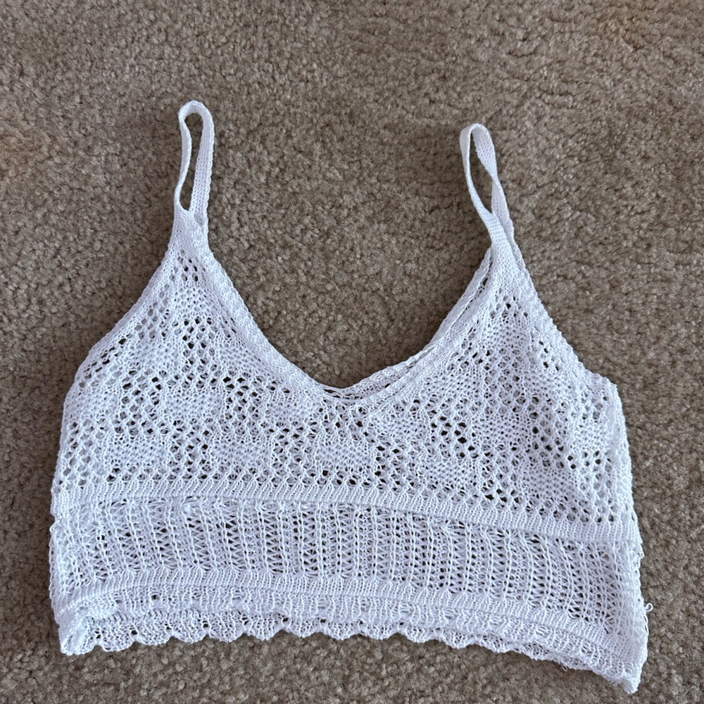 Lace Tank Crop Top